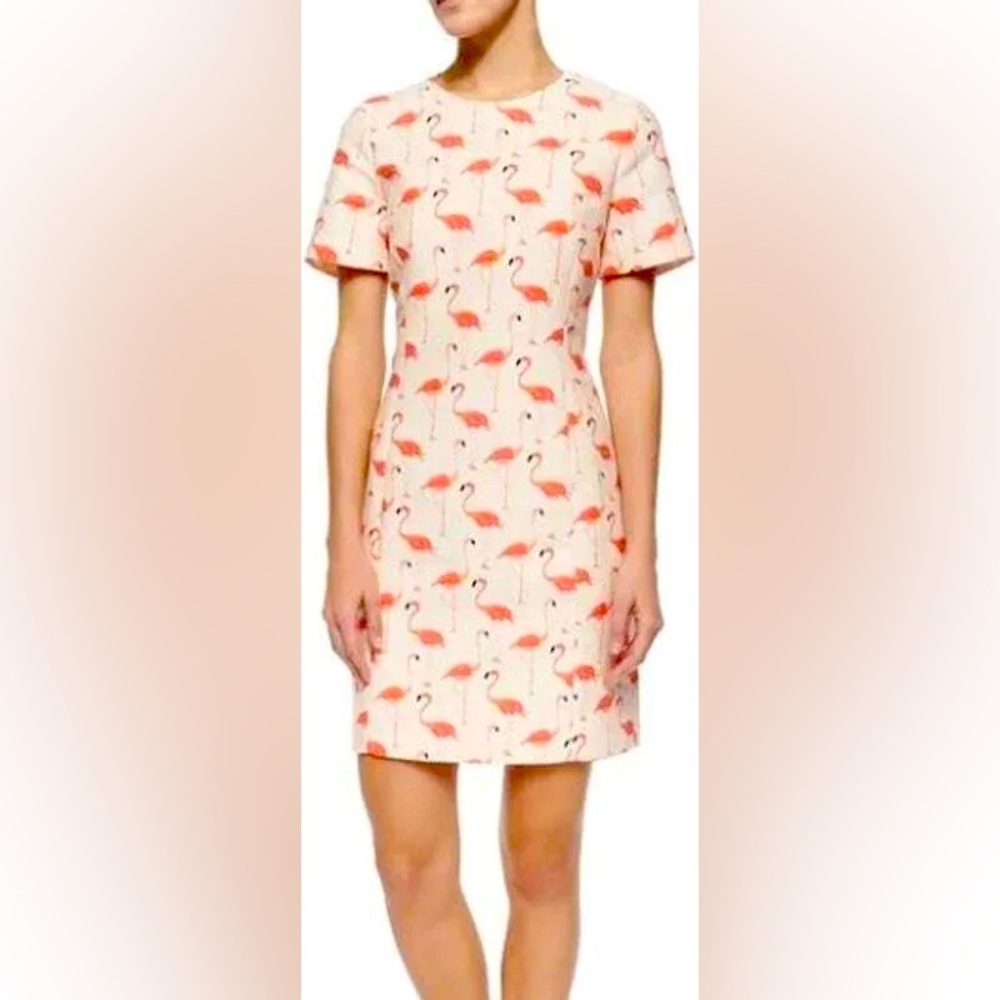 Kate Spade flamingo dress size 0